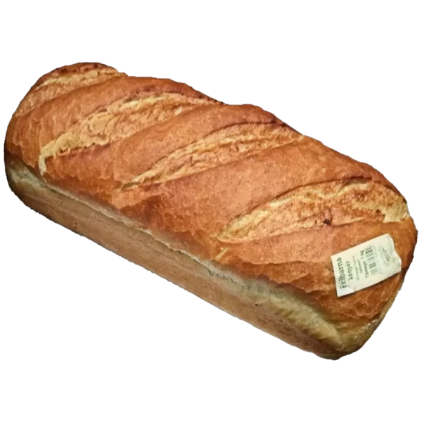 Félbarna forma kenyér